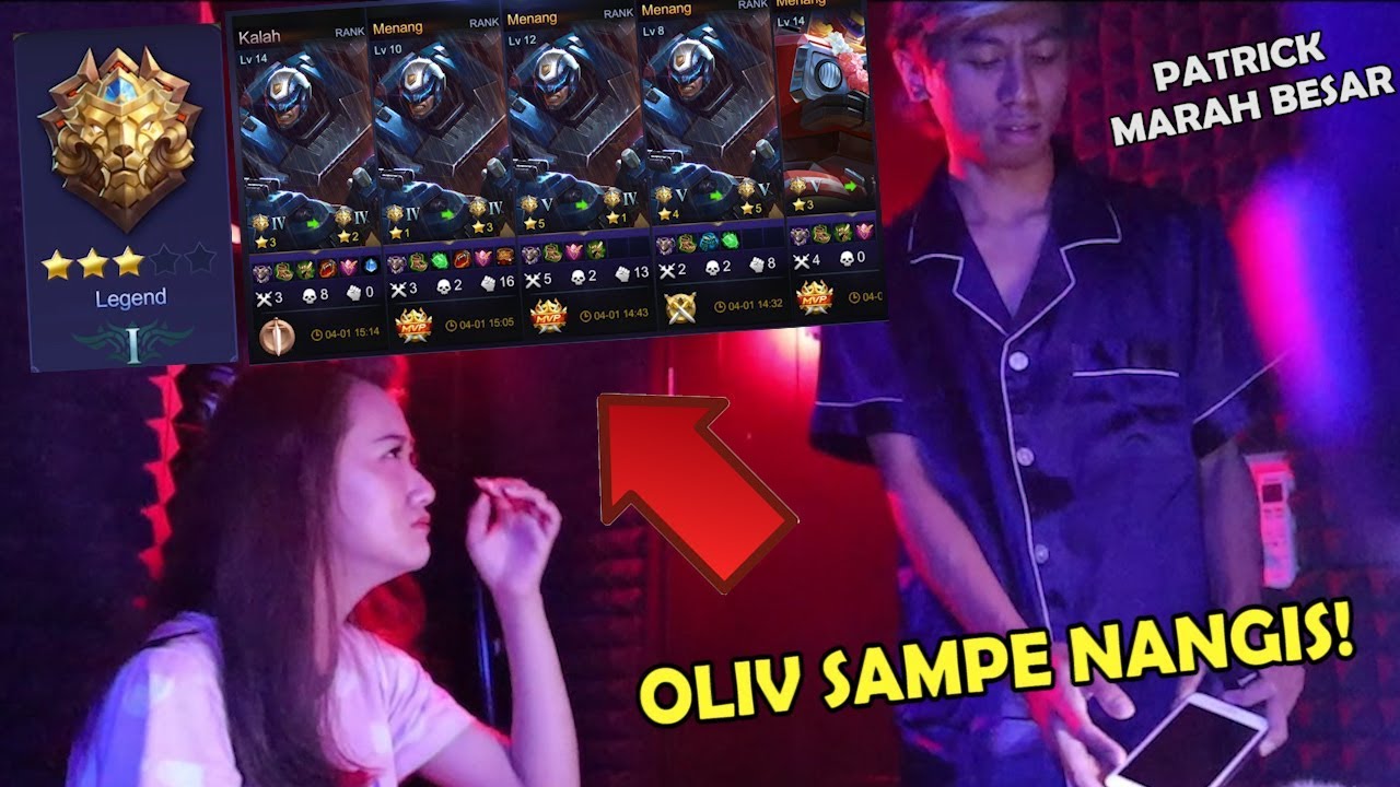 PRANK AKUN ML GONE WRONG ! PATRICK EMOSI KESEL DAN STRESS PARAH !