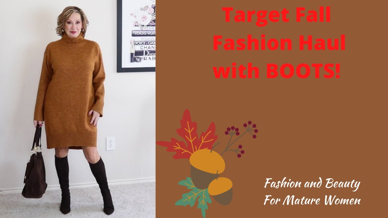 FALL 2020 FASHION FROM TARGET.  And of course with BOOTS.