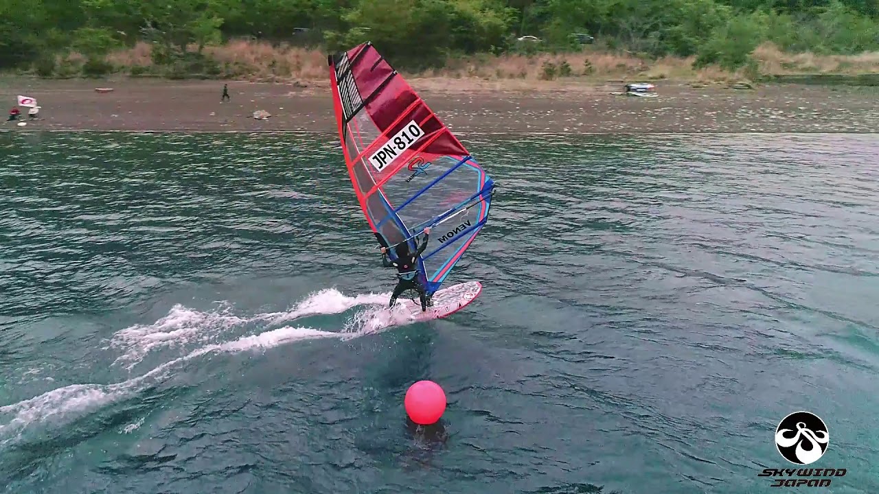 本栖湖チャンピオンシップ2019 Part2[WindSurfing Drone Footage]