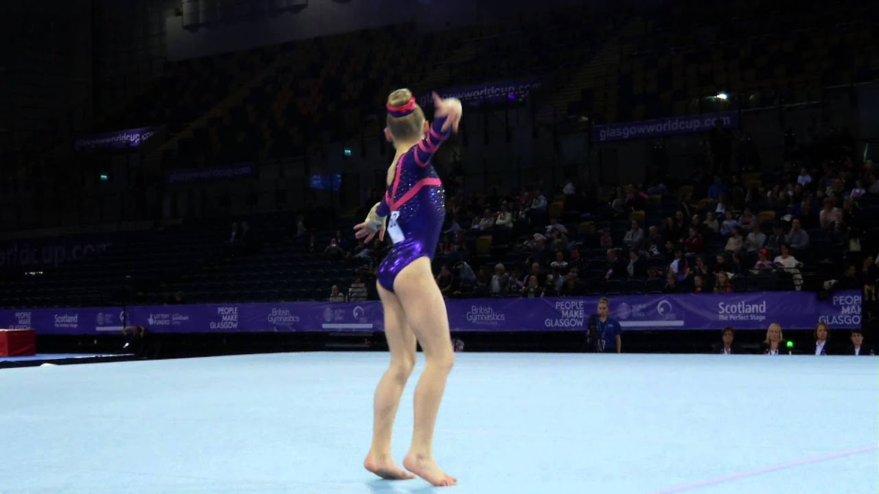 AMELIA MONTAGUE   FX   British Espoir Championships 2014