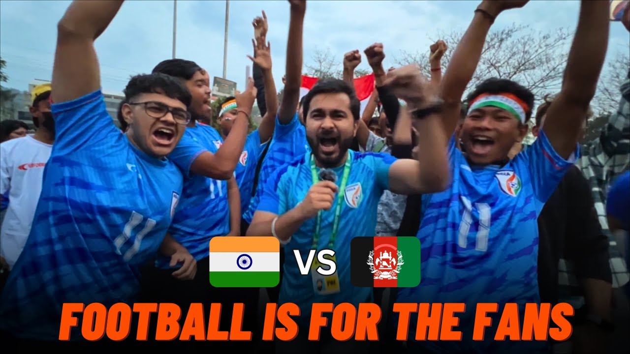 The Indian Football Vlog We Never Wanted To Post | India vs Afghanistan 1-2 | Fan Reaction