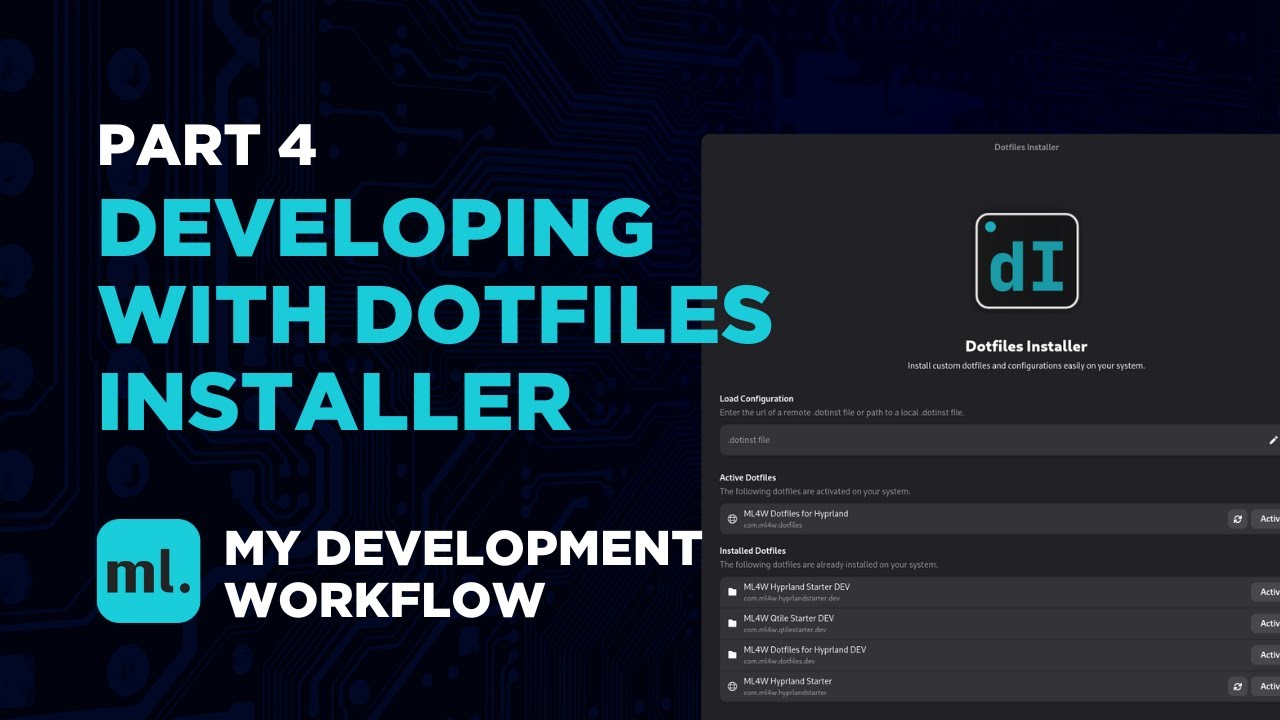 Создание среды разработки с помощью установщика Dotfiles: мой рабочий процесс разработки, часть 4