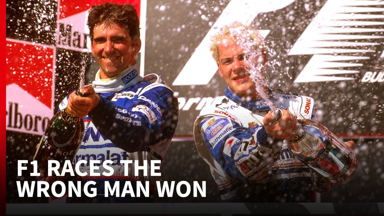 11 F1 races the wrong man won