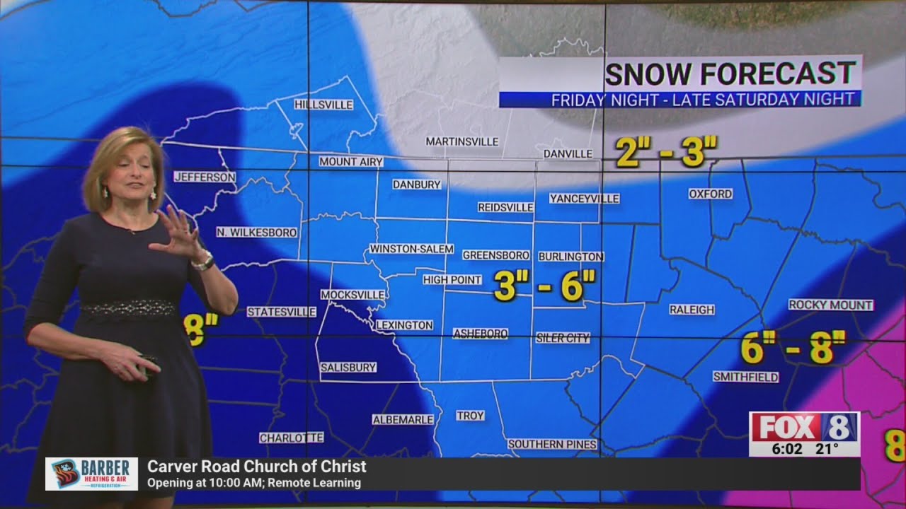 Everything we know about the snowstorm in the Triad on Saturday morning