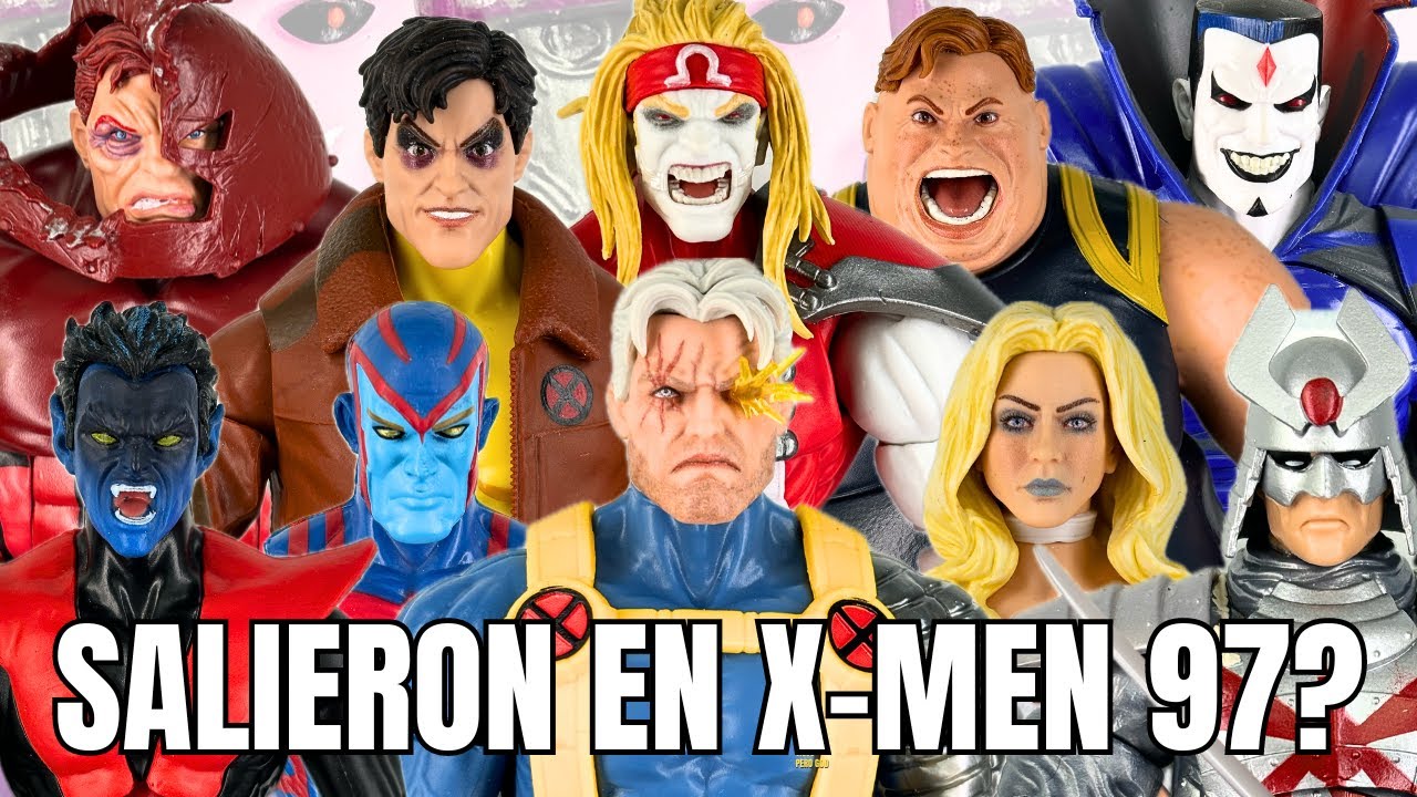 FIGURAS DE X-MEN MARVEL LEGENDS QUE SALIERON EN X-MEN 97