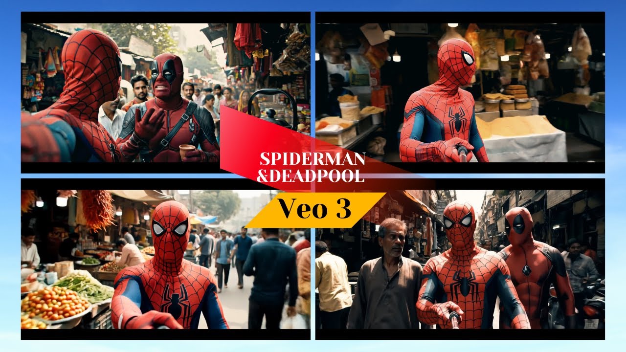 How to Create Spiderman & Deadpool Vlog Videos |  Veo 3 (Full Tutorial!)