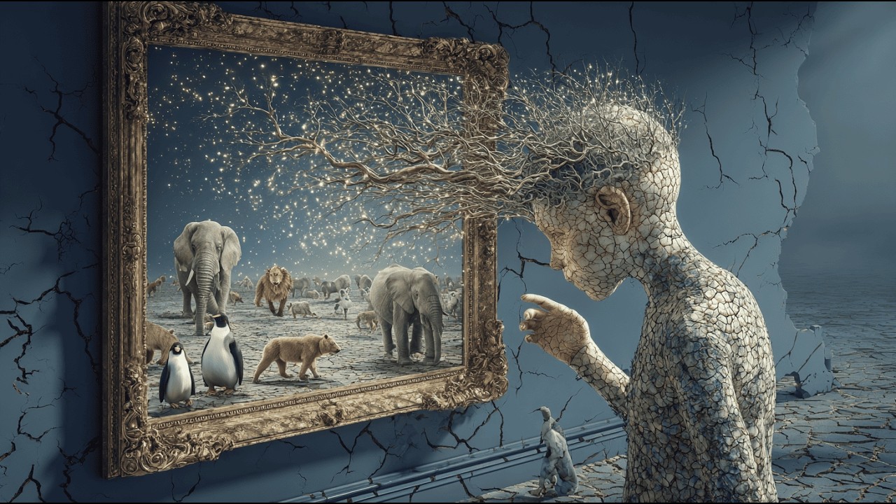 The Mind Forest: Where Animals Dream | AI Art Surrealism