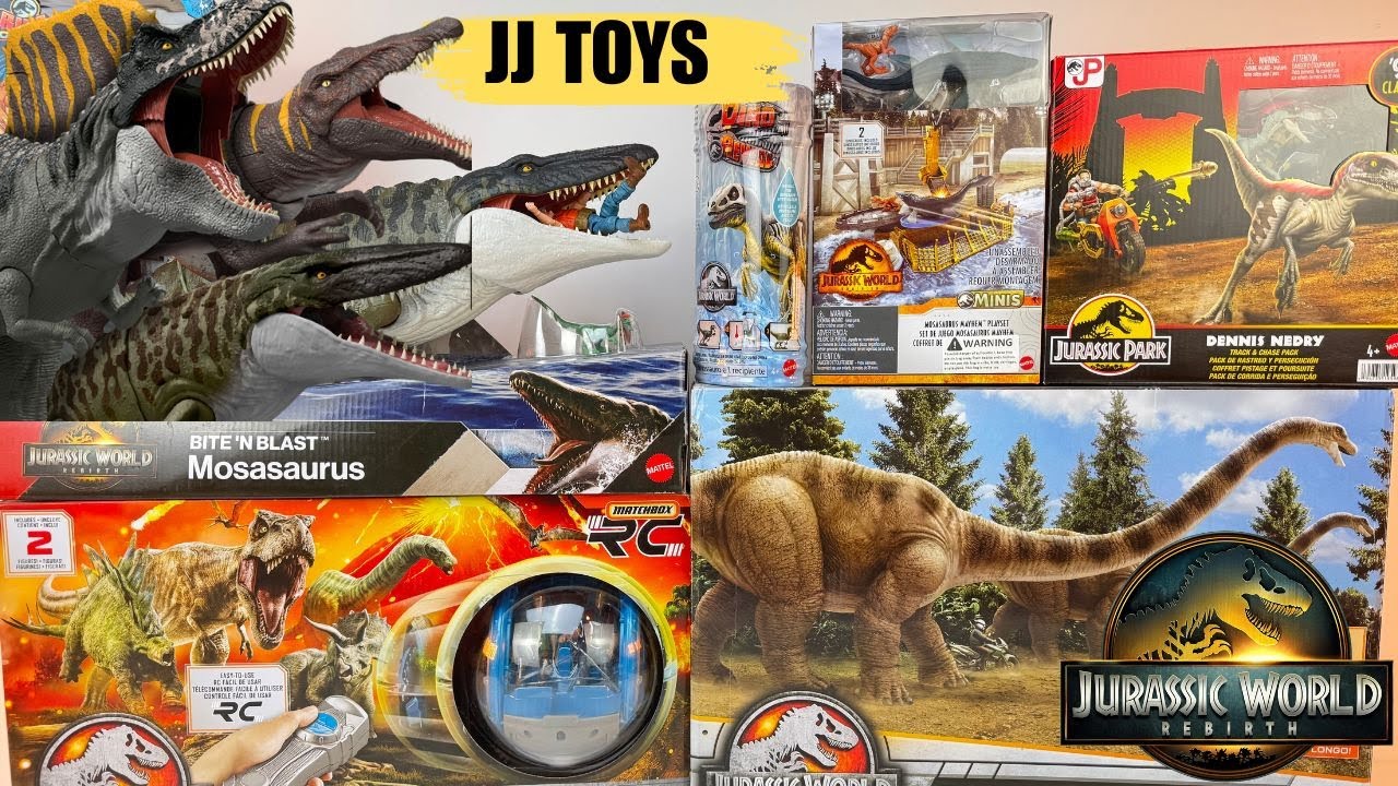 Jurassic World Rebirth Toys Unboxing & Review | Dinosaur Collection