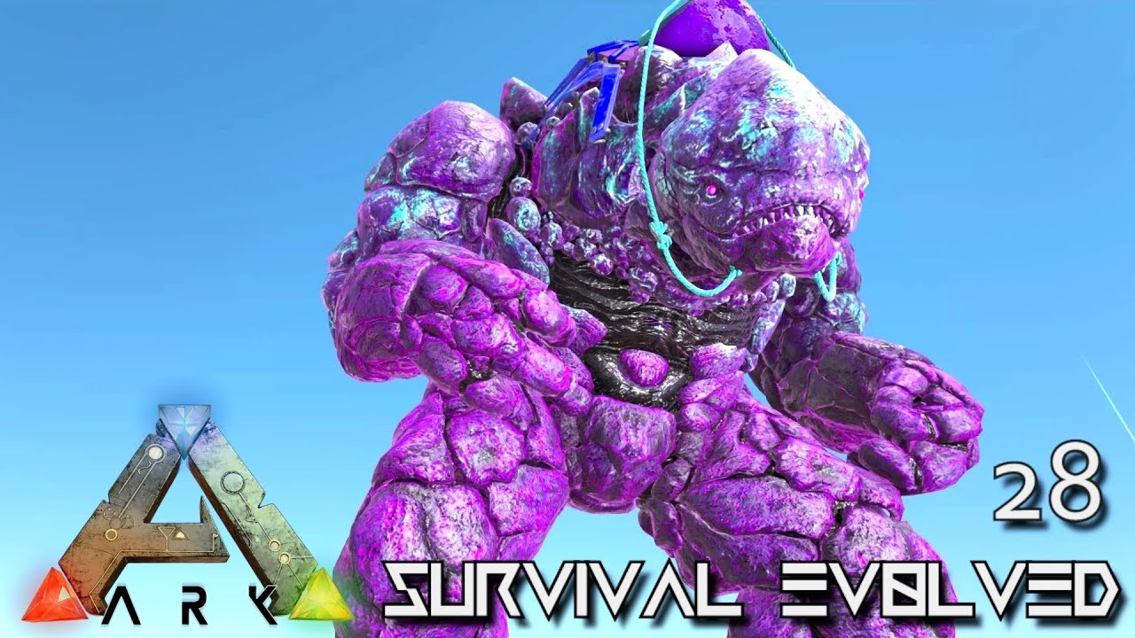 ARK: SURVIVAL EVOLVED - РЕДКИЙ ЛЕГЕНДАРНЫЙ КАМЕННЫЙ ГОЛЕМ СТИХИЙНЫЙ !!! | ПЕРВОБЫТНЫЙ СТРАХ ISO К...