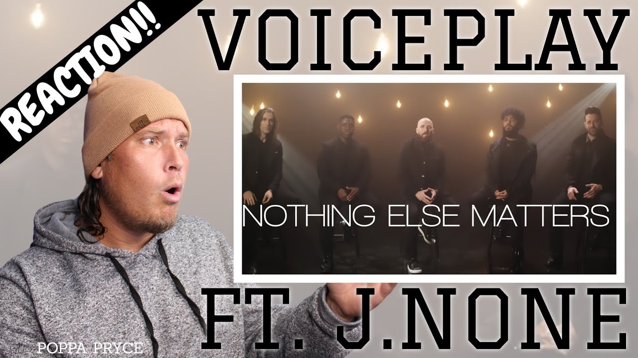 Nothing Else Matters - Metallica (acapella) VoicePlay Ft J.NONE (REACTION!!) A Blast From The Past!