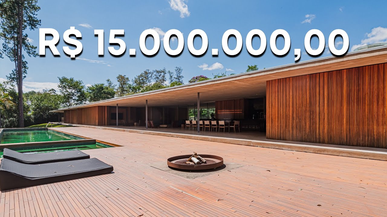 MANSÃO LUXUOSA, R$ 15.000.000,00, CONCEITO MINIMALISTA EM CONDOMÍNIO NA CIDADE DE ATIBAIA SP