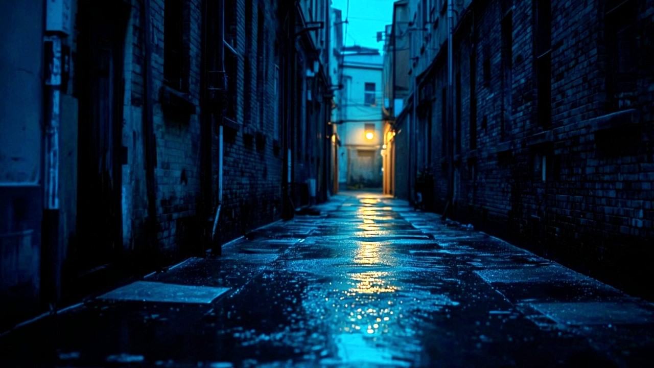 the quiet before dawn.