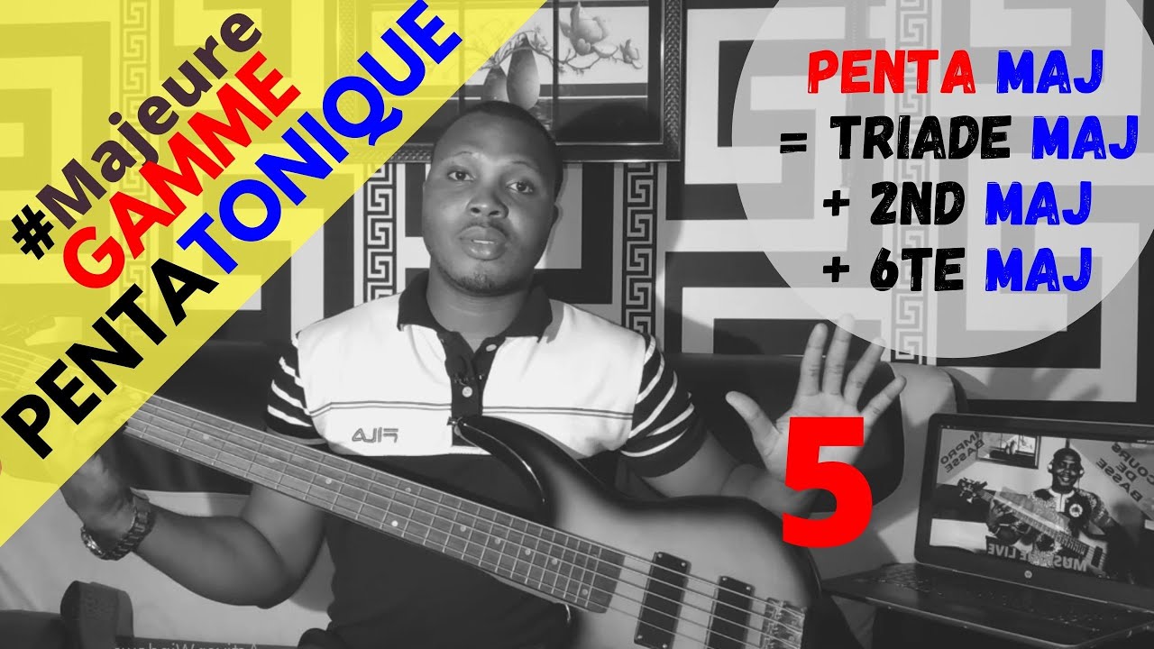 Comment jouer la Gamme Pentatonique en tonalité Majeure, Cours de basse leçon11