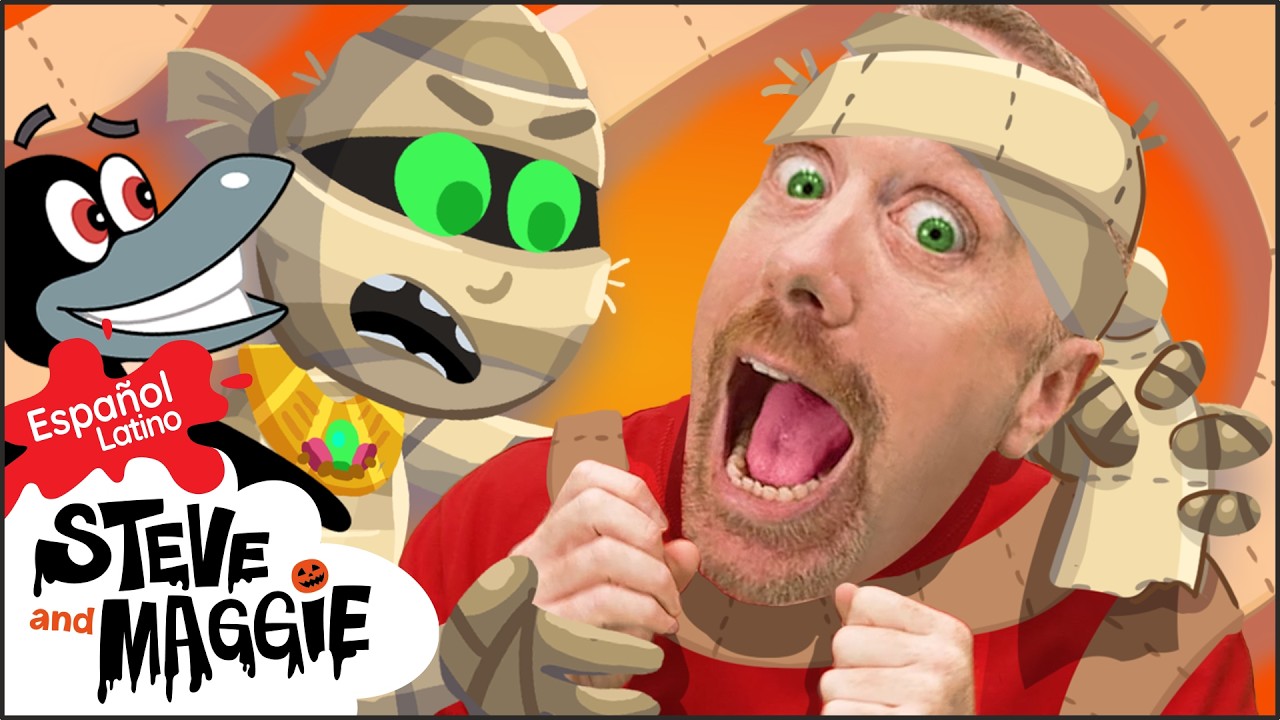 Helados para Monstruos de Halloween, Cuento para niños + MÁS con Steve y Maggie Español Latino