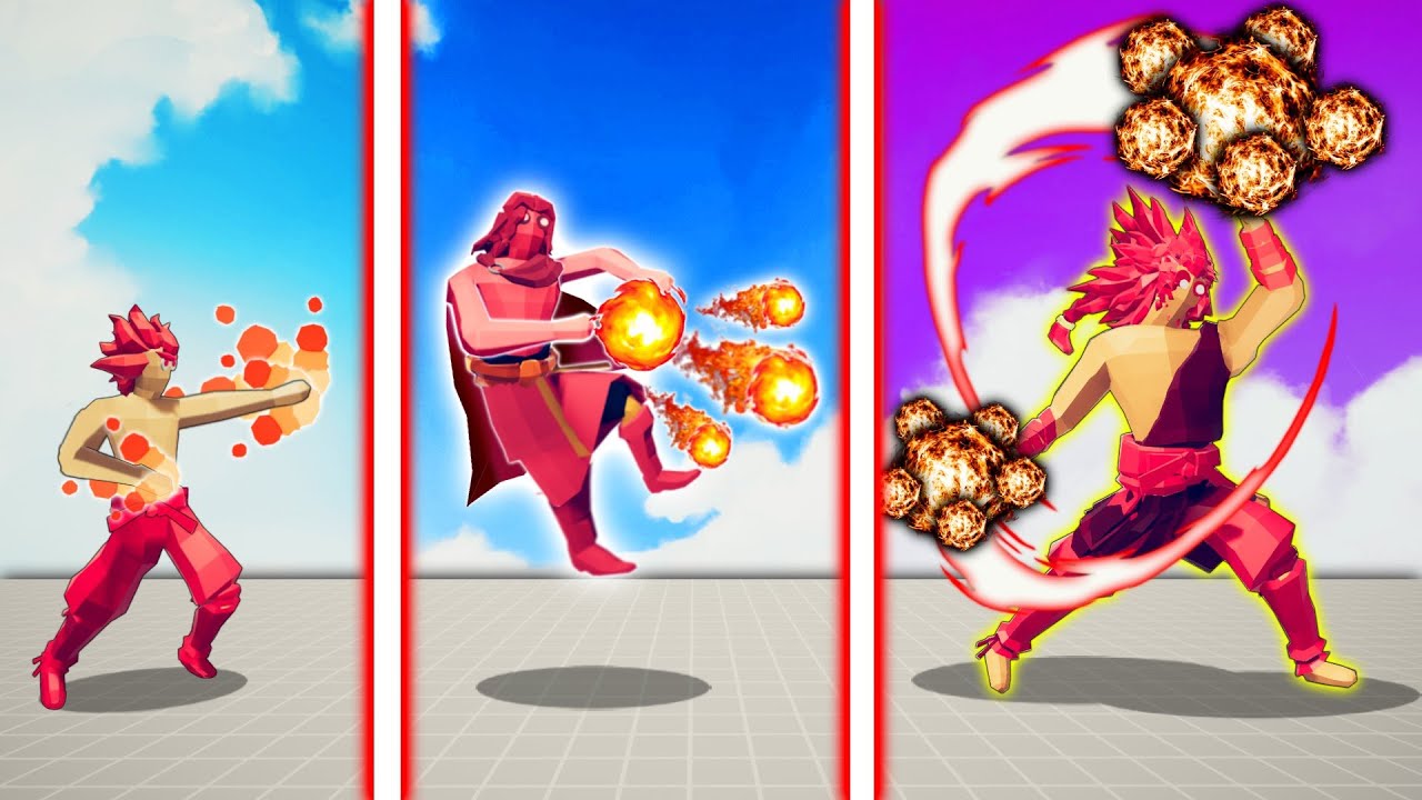 EVOLUTION OF LEGEND FIRE MASTER| TABS - Totally Accurate Battle Simulator