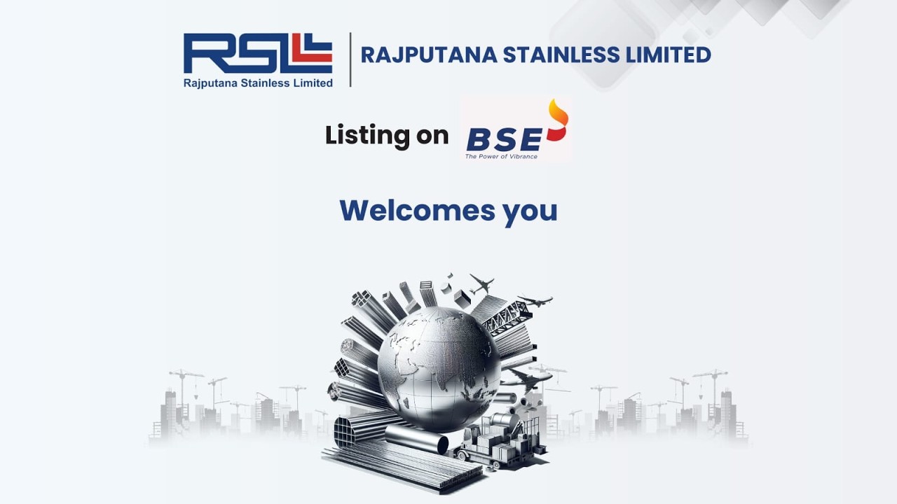 Listing Ceremony of Rajputana Stainless Limited at BSE