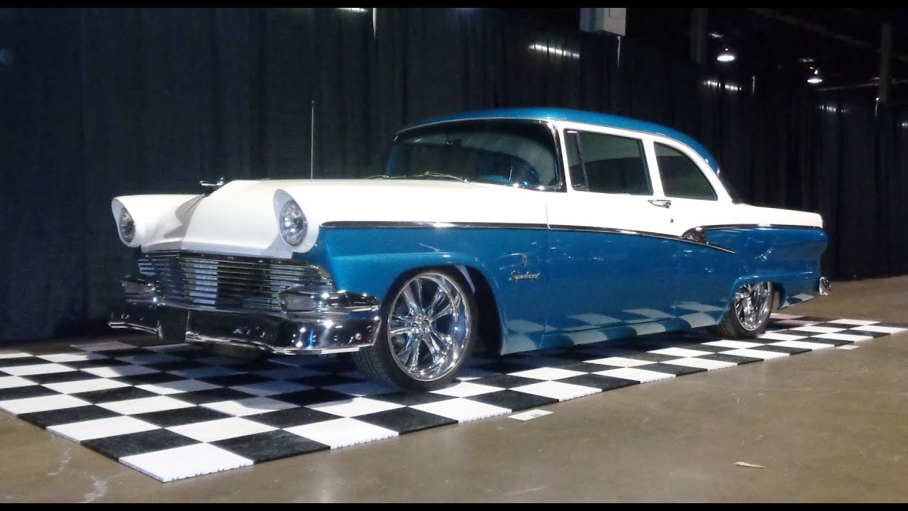 1956 Ford Customline aka Dearborn Dream Restomod & Engine Sound on My Car Story with Lou Costabile