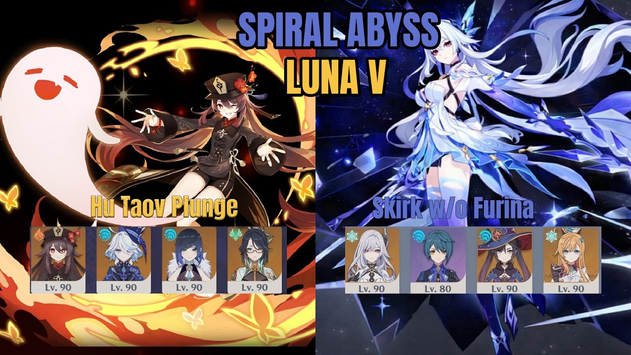 Jump! Hu Tao! Jump! | Spiral Abyss Luna V (6.4) Genshin Impact