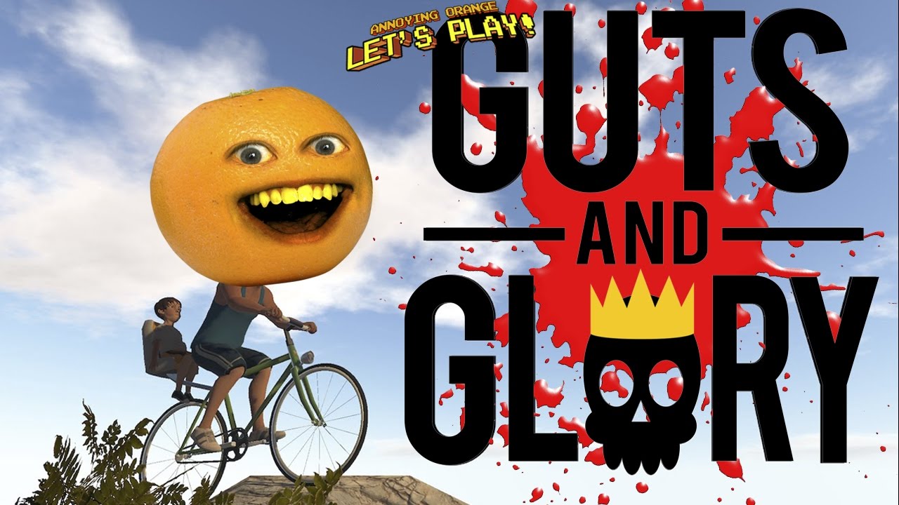 Annoying Orange Plays - Guts and Glory #1: 3D Happy Wheels?!