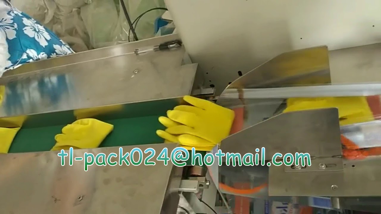 Popsicle/Cookies /Biscuit/glove /faucet/vegetable Packaging machine