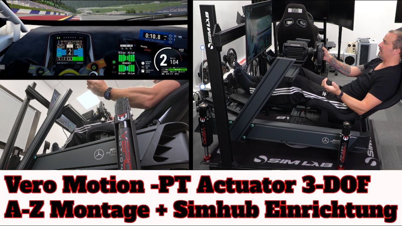 Tutorial: Vero Motion 3DOF System (powered by PT Actuator) - Montage und Inbetriebnahme via Simhub