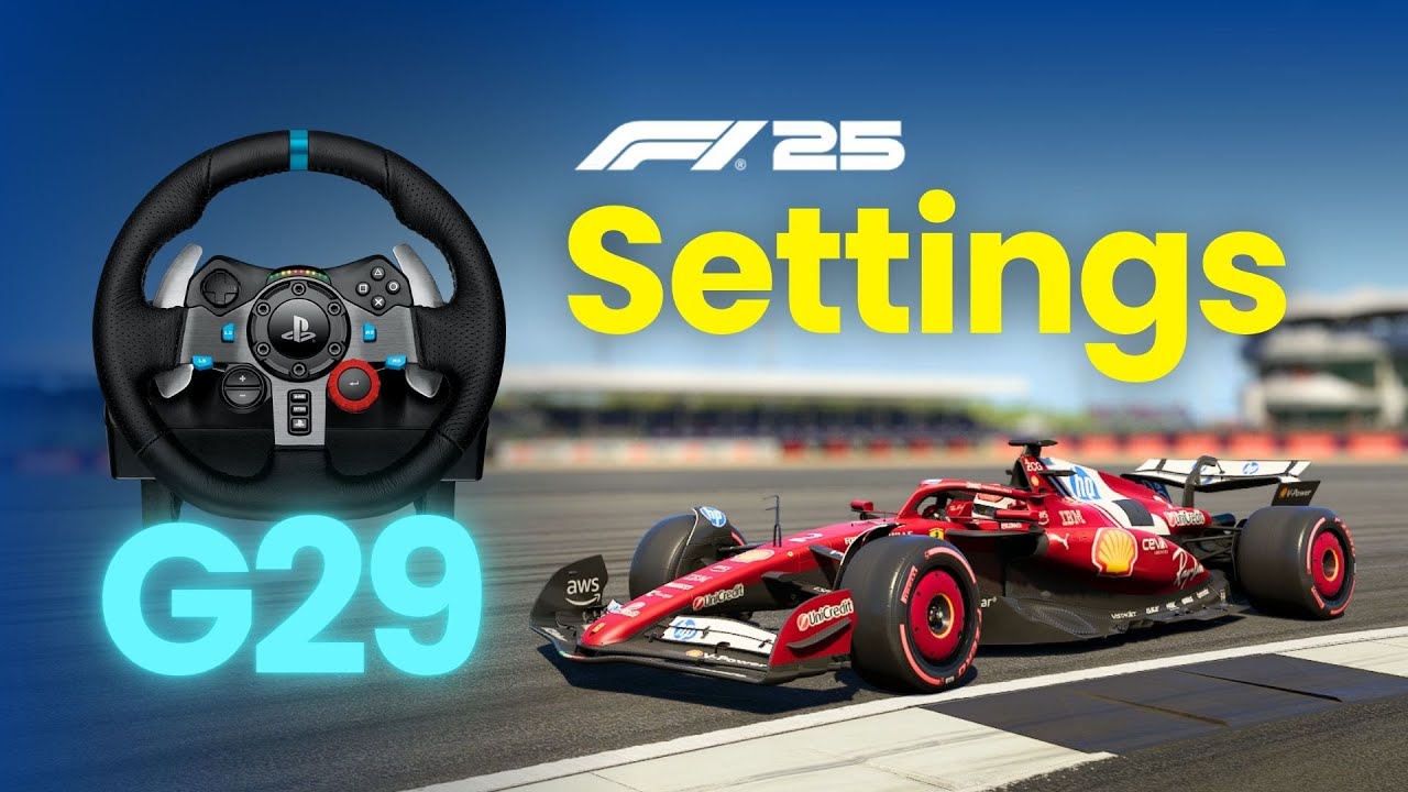 Best F1 25 Wheel Settings for Faster Lap Times! (Logitech G29/G923)