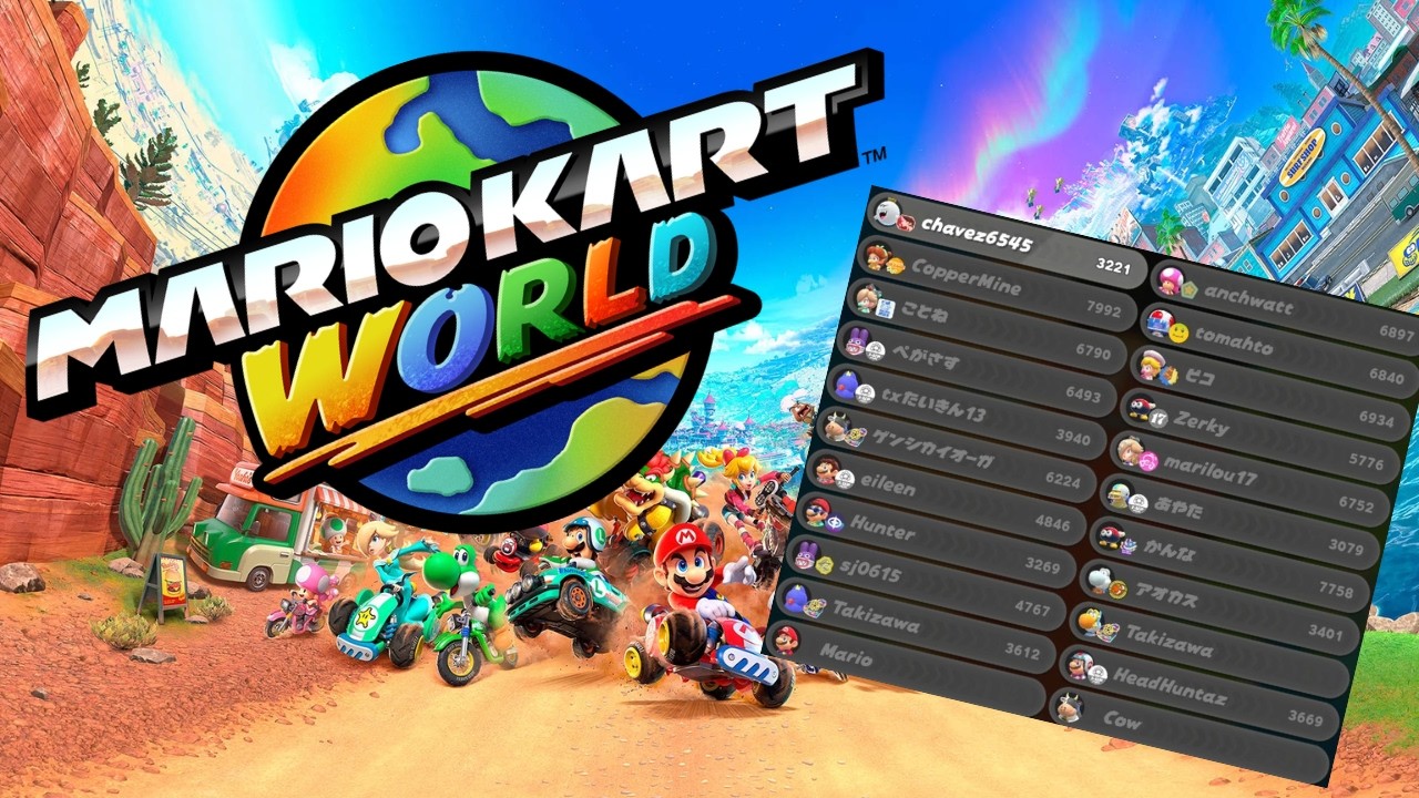 Playing ranked Mario Kart