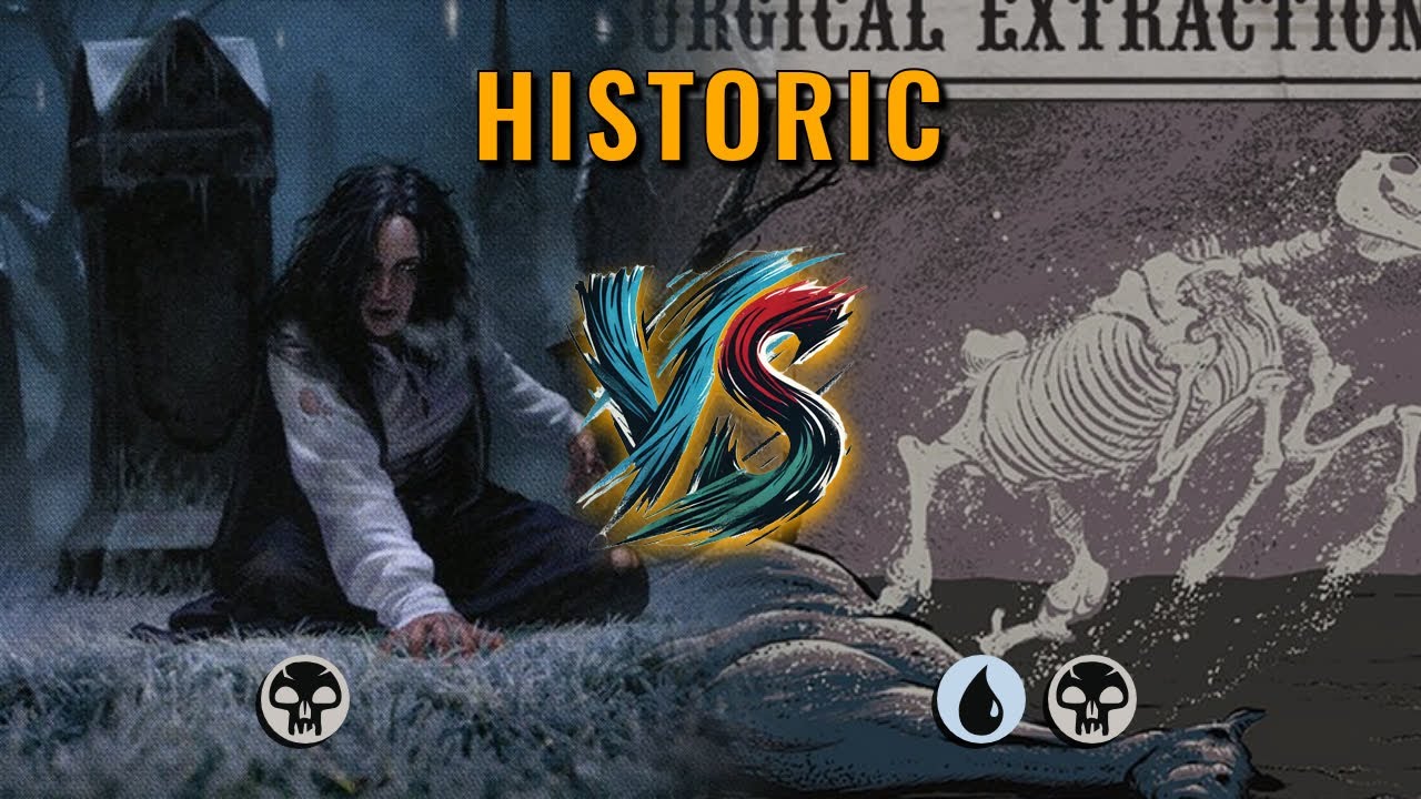 MTG Historic - Mono Black Midrange by Numbskull VS Dimir Control by nagata