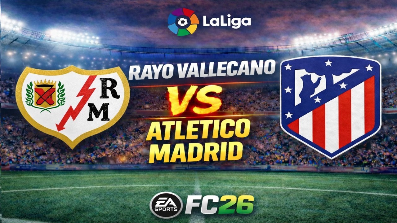 Rayo Vallecano 2 vs 0 Atlético Madrid – La Liga  PS5 – EA Sports FC 26