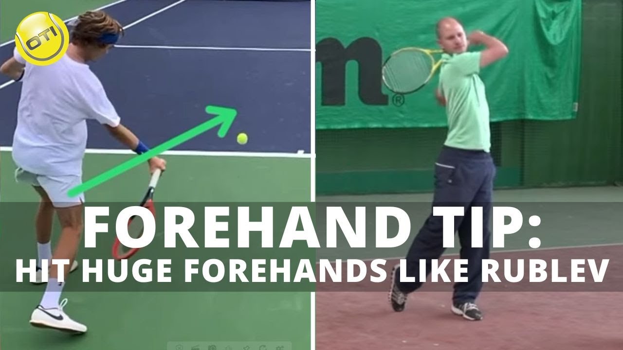 How to Hit HUGE Forehands like Rublev & Develop Massive Racket Head Speed!