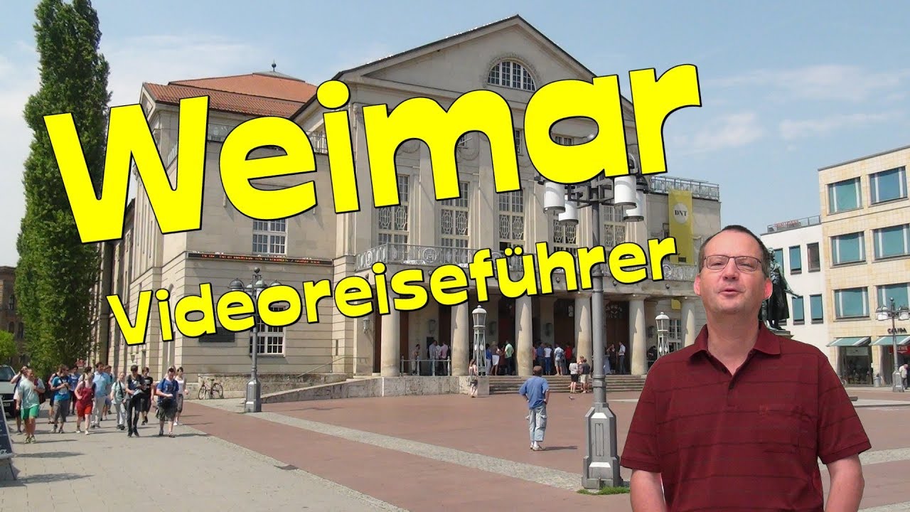 Weimar🏛😀Klassikerstadt-Thüringen-Stadt Goethe/Schiller*Doku*Stadtrundgang & Sehenswürdigkeiten+Video