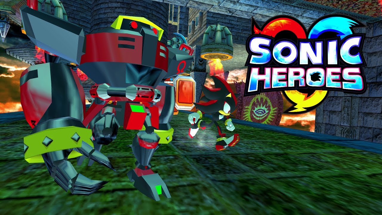 Sonic Heroes - Hang Castle - Team Dark 4K HD, Widescreen 60 fps no HUD