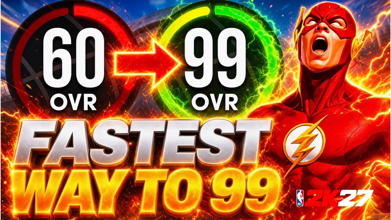 САМЫЙ БЫСТРЫЙ способ получить 99 OVR + МАКСИМАЛЬНЫЕ значки всего за ЧАСЫ в NBA 2K27!
