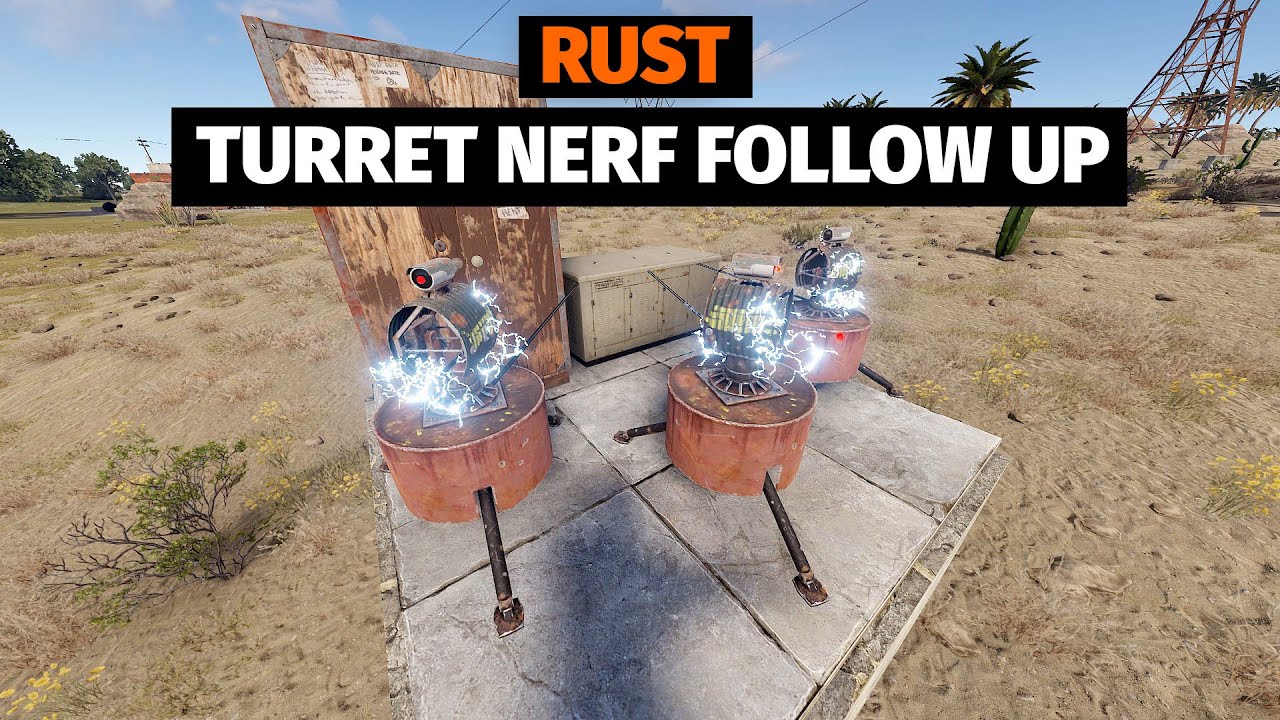 Rust New 12 Max Turrets Testing