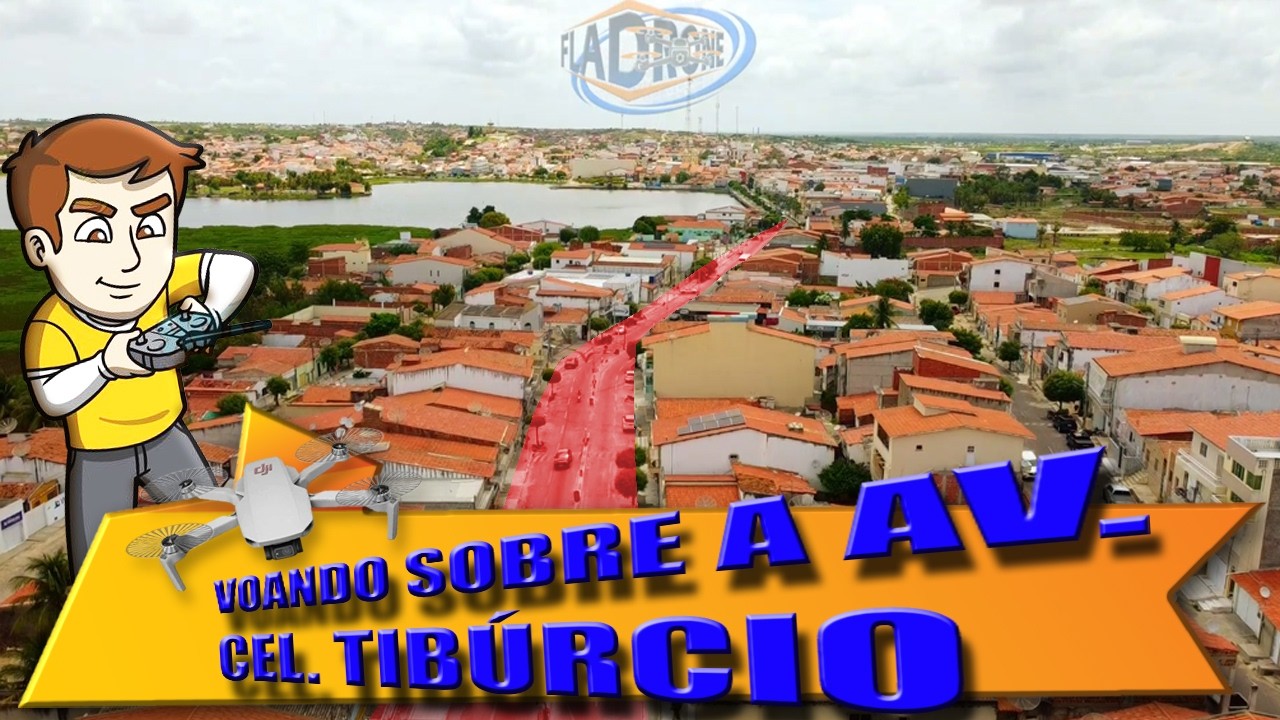 VOANDO sobre a AV. CEL. TIBURCIO na Girilandia.