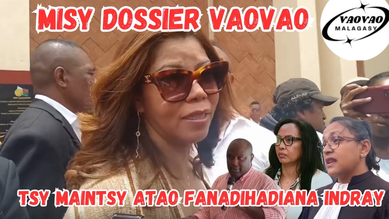 RINA RAKOTOMANGA SY MINISITRA PAPASOSY  MISY DOSSIER VAOVAO