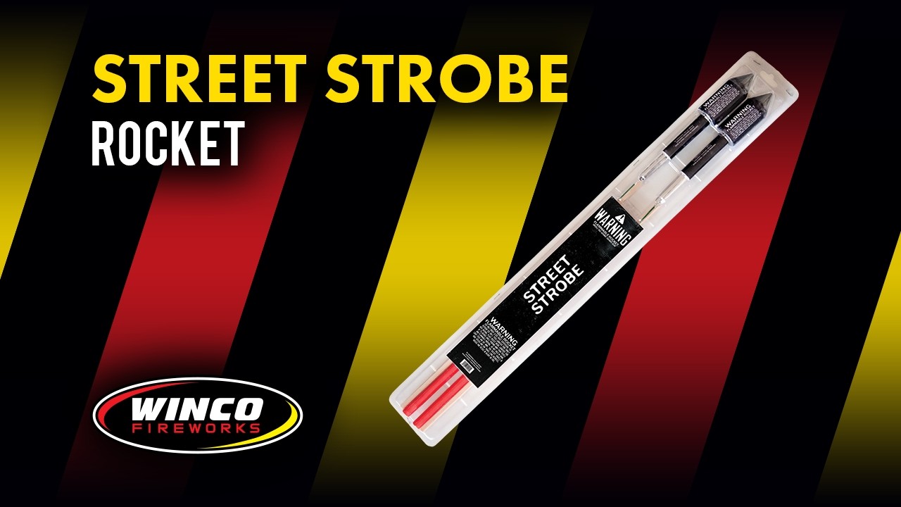 Street Strobe Rocket by Fox Fireworks  12/2 ARF402