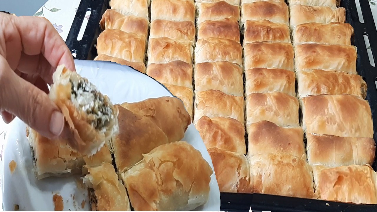 👉KOMŞUM BÖREkÇİ HANİFE   nin DİLLERE DESTAN👉ÇITIR ÇITIR TEPSİ BÖREĞİ TARİFİ