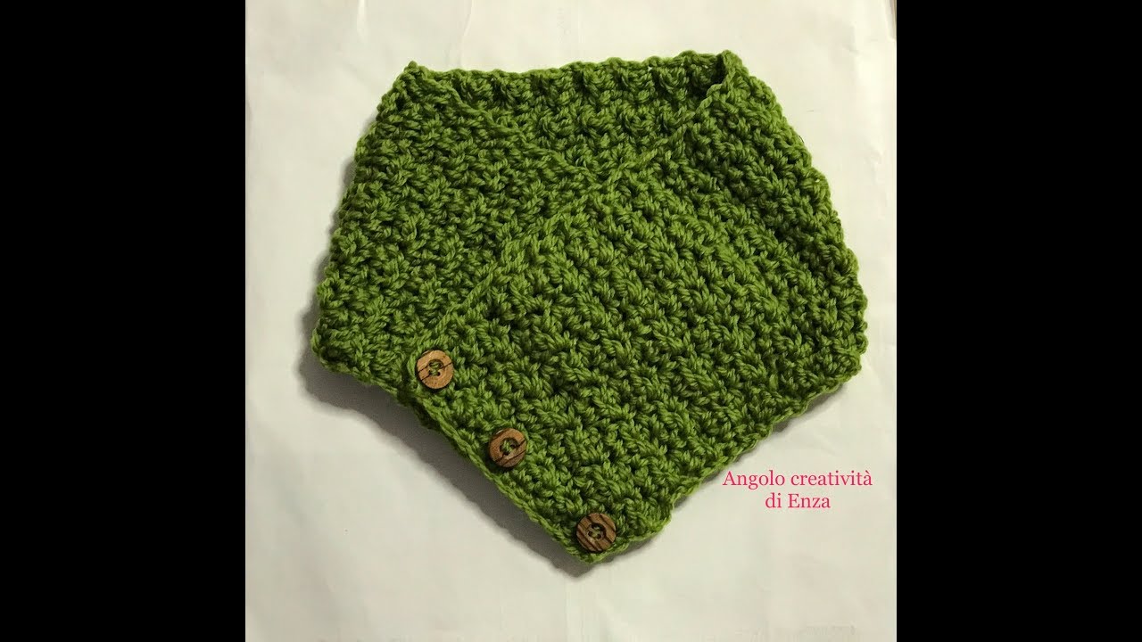 Scaldacollo facilissimo all'uncinetto/easy crochet scarf/bufanda de ganchillo fácil