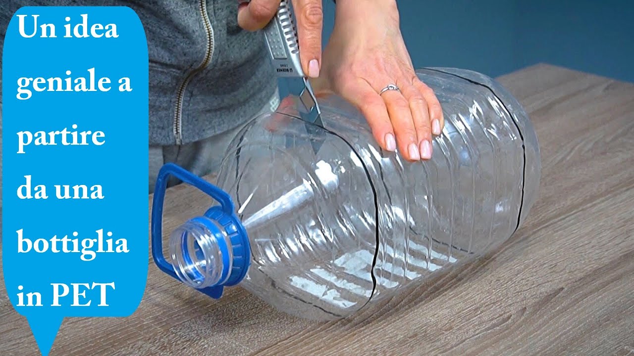 Come trasformare una bottiglia di plastica in un oggetto inedito!| Perfetto