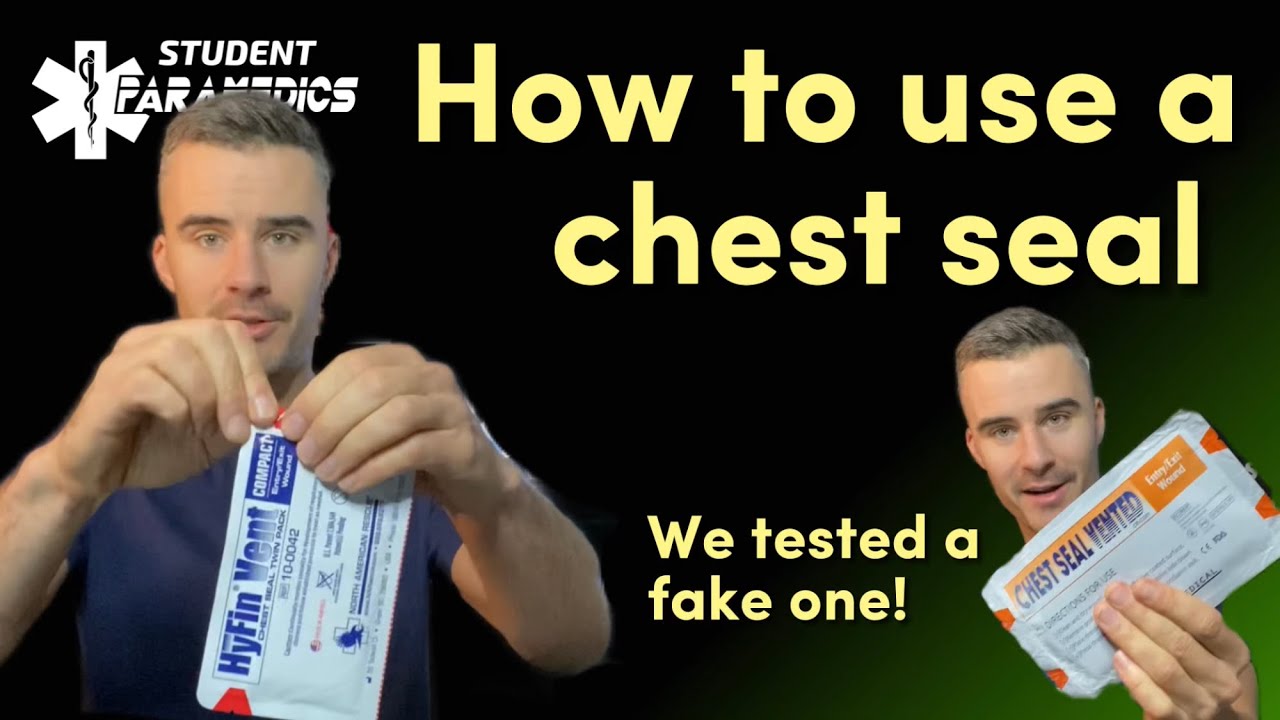 How to use a Chest Seal || HyFin Vs ‘Cheap Copy’