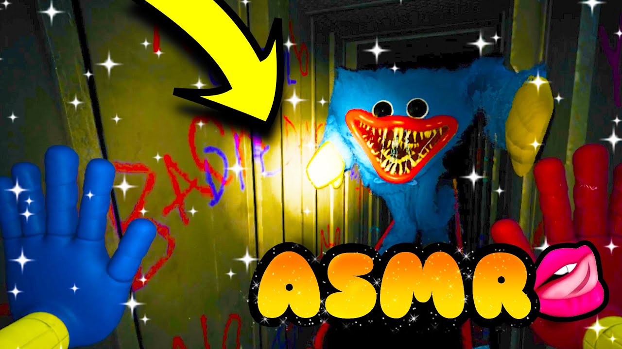 ASMR 💦COSQUILLOSO || JUGANDO POPPY PLAYTIME (mucha babita) 💦