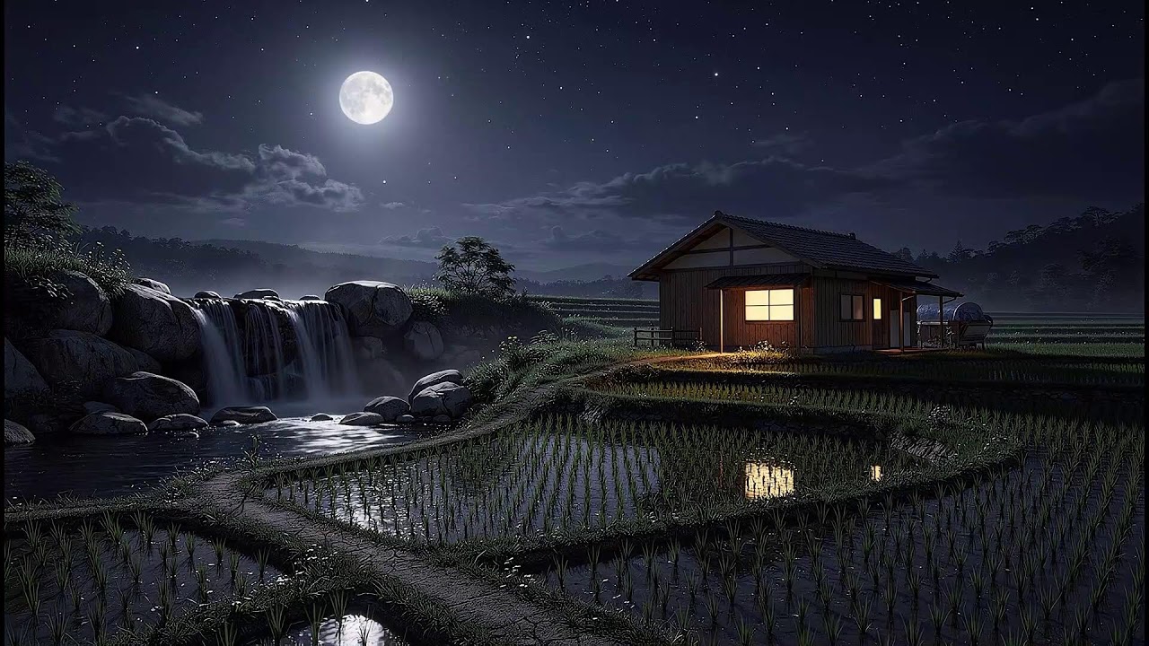 Calming Night 🌑 Healing of Stress,Anxiety and Depressive States,Relaxing ,Nighttime Sleep Time 61