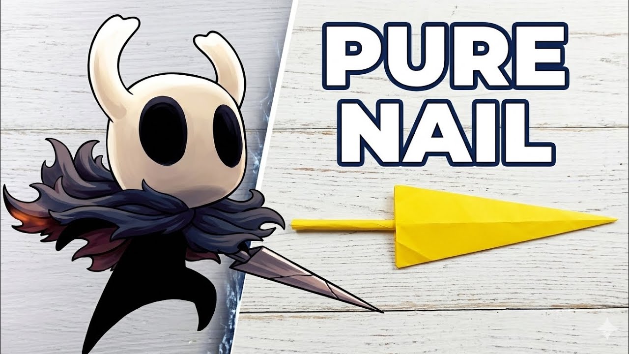 This Paper PURE NAIL from Hollow Knight Will Blow Your Mind! Watch Me Make It!