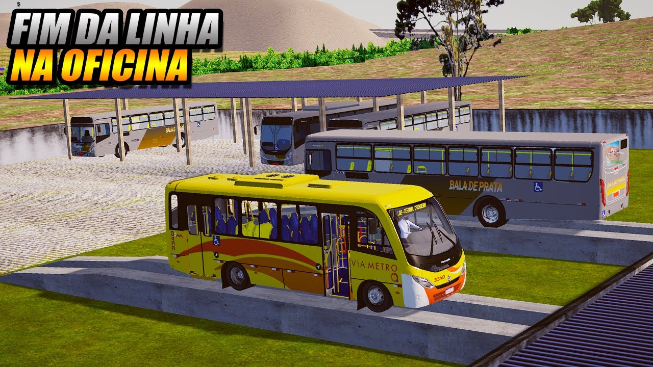ONIBUS FOI PRA MANUTENÇÃO NO FINAL DA LINHA !!! PROTON BUS SIMULATOR - G27