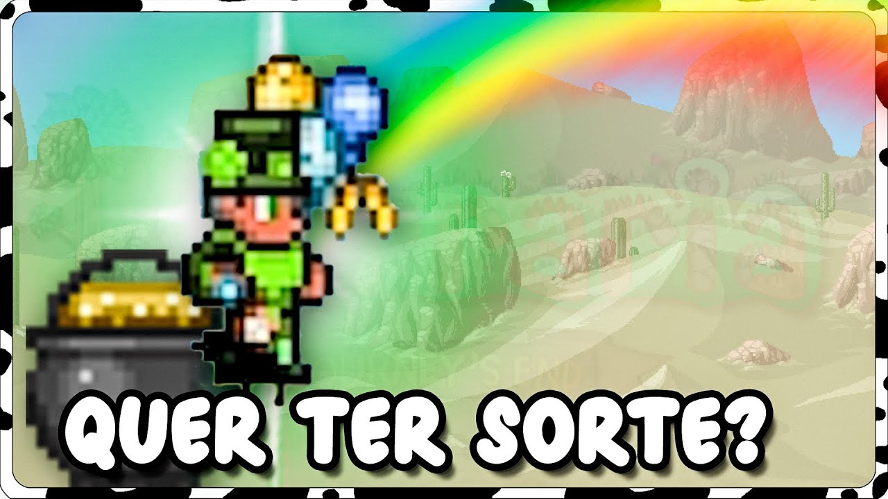 COMO AUMENTAR SUA SORTE PARA CURAR SEU AZAR – TERRARIA 1.4.4.9 - MIMOSINHA