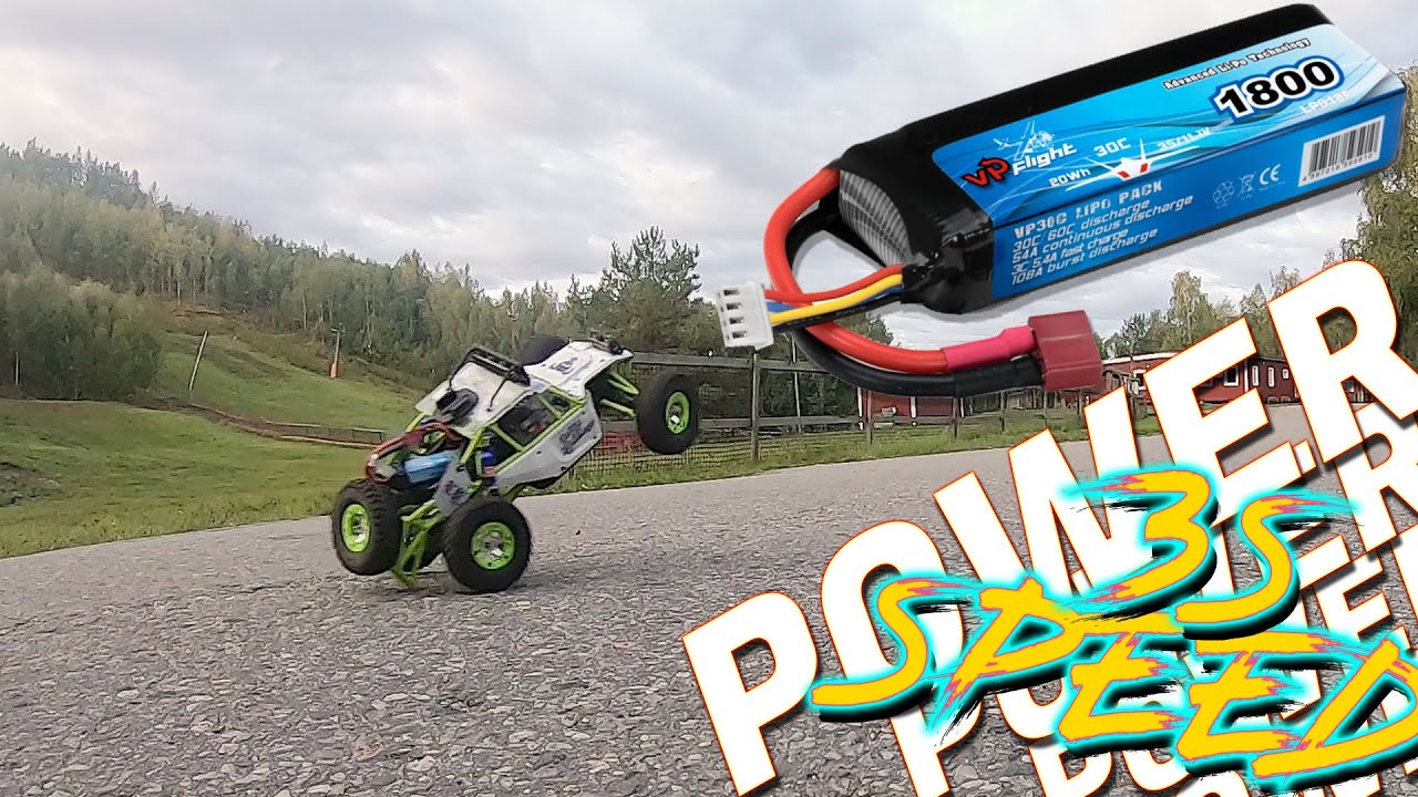 Power of 3S Battery in out of the box Wltoys 12428