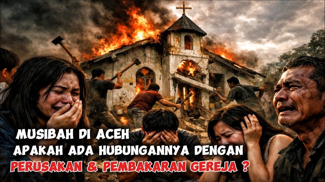 17 Desember 2025. Musibah di Aceh, apakah ada hubungannya dengan perusakan & pembakaran Gereja ? 