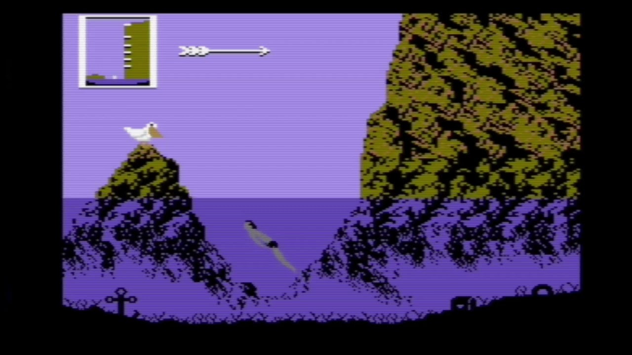 Cliff Diving - World Games - C64