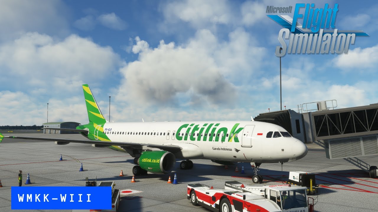 [WMKK] Kuala Lumpur International - [WIII]Jakarta/Soekarno Hatta International MSFS A320